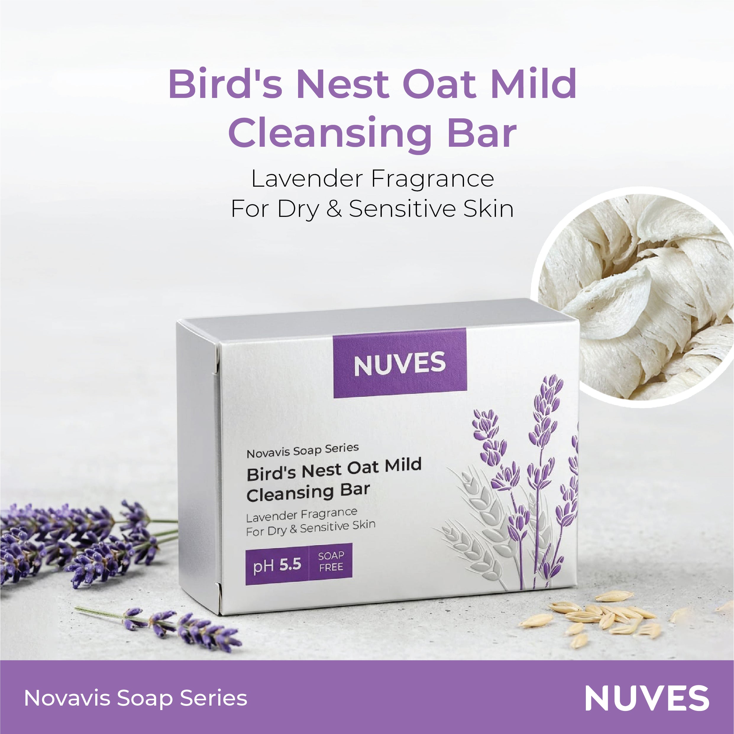 Bird's Nest Oat Mild Cleansing Bar